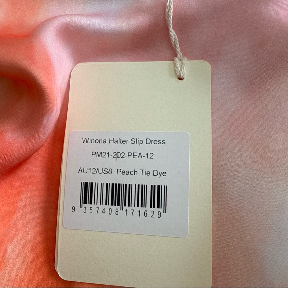Peppermayo Winona Halter Slip Dress Size 8 - Picture 6 of 7